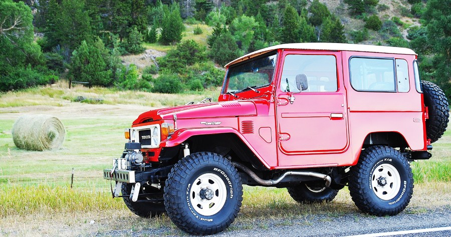 1982 FJ40 Freeborn Red : Iconic Toyotas FJ40 & 60 Series  : Peter Gabbarino Photographs 