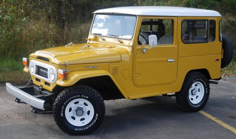 1977 FJ40 Mustard Yellow : Iconic Toyotas FJ40 & 60 Series  : Peter Gabbarino Photographs 