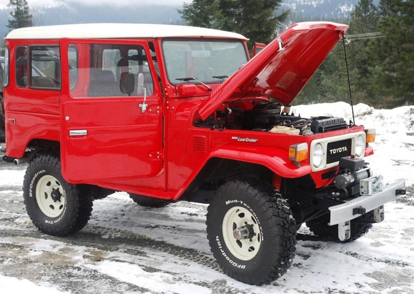 1979 FJ40 Freeborn Red : Iconic Toyotas FJ40 & 60 Series  : Peter Gabbarino Photographs 