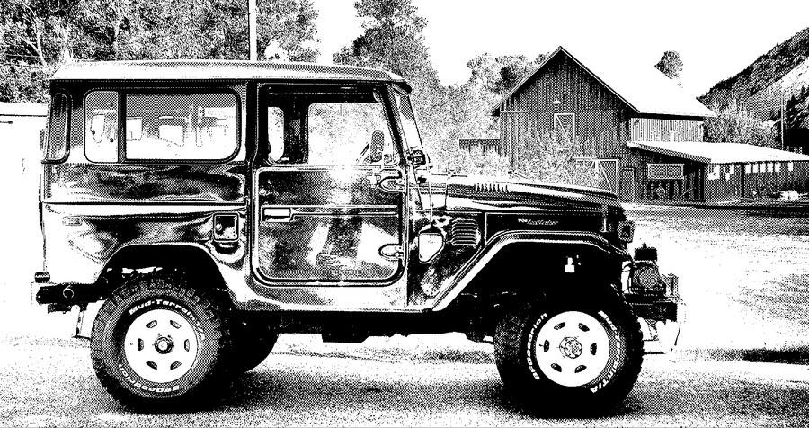 1982 FJ40 in Farmville, MT : Iconic Toyotas FJ40 & 60 Series  : Peter Gabbarino Photographs 