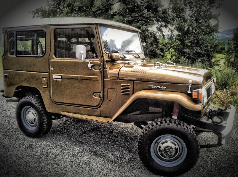 1978 FJ Buffalo Brown : Iconic Toyotas FJ40 & 60 Series  : Peter Gabbarino Photographs 