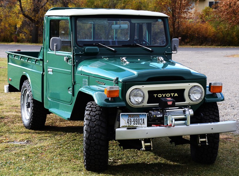 1978 FJ45 Warn Winch, BFG Muds, BDS HFS : Iconic Toyotas FJ40 & 60 Series  : Peter Gabbarino Photographs 