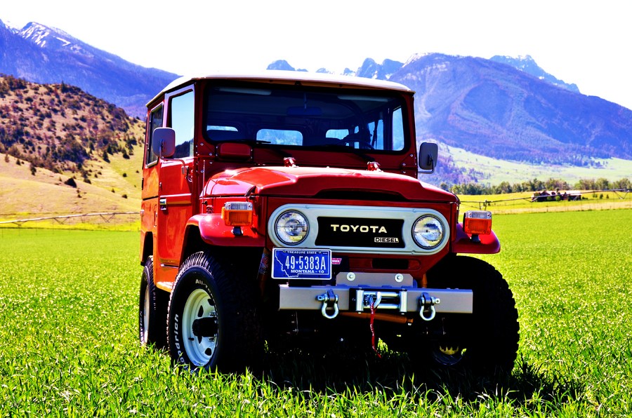 1983 BJ42 Diesel, Paradise Valley, MT : Iconic Toyotas FJ40 & 60 Series  : Peter Gabbarino Photographs 