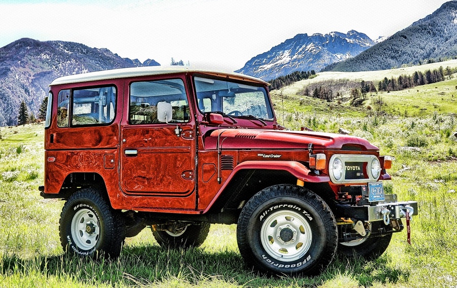 '83 BJ42 in Paradise, MT : Iconic Toyotas FJ40 & 60 Series  : Peter Gabbarino Photographs 