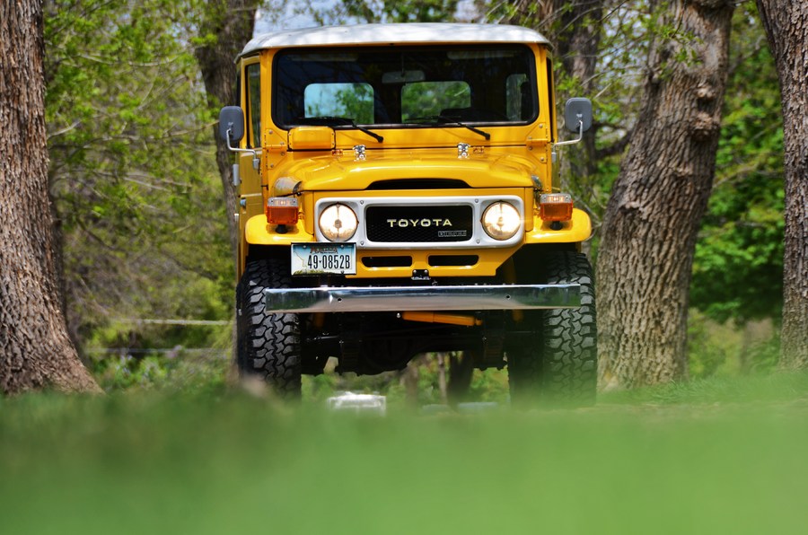 '84 BJ42 Wide eyed and Beautiful. Toronto to Montana to Colorado : Iconic Toyotas FJ40 & 60 Series  : Peter Gabbarino Photographs 