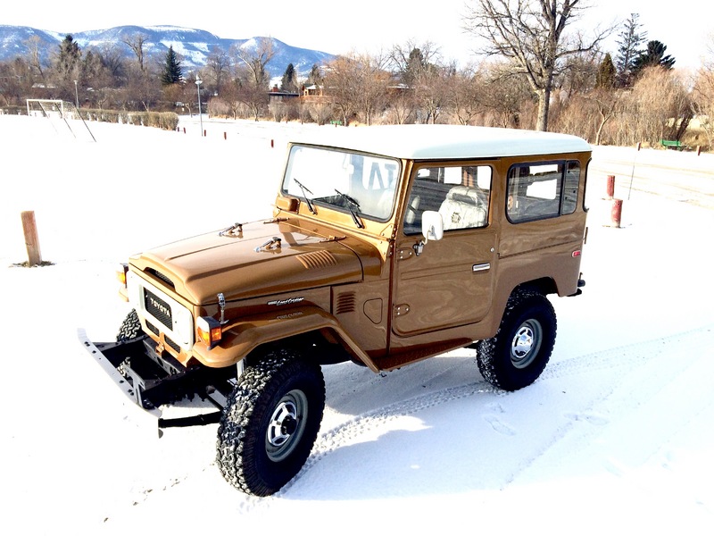 1981 FJ40 Olive Brown : Iconic Toyotas FJ40 & 60 Series  : Peter Gabbarino Photographs 